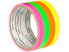 Pro Tapes Artist & Console Stack Set mit je 4 Rollen in Neonfarbe: 4 Farben 12mm
