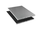 Adam Hall Hardware FlightCurv - PP High-Tech-Wabenmaterial schwarz/silber 9,5 mm