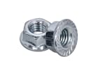 Adam Hall Hardware 56 M8 NUT- Sperrzahn Mutter M8, Stahl verzinkt, selbstsichernd