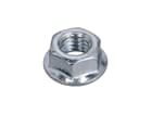 Adam Hall Hardware 56 M8 NUT- Sperrzahn Mutter M8, Stahl verzinkt, selbstsichernd