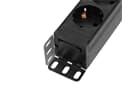 Adam Hall Cables 87471 - 19" Stromverteiler 1HE 8-Fach mit Schalter