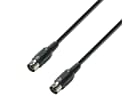Adam Hall Cables 3 STAR MIDI 0300 BLACK - MIDI Kabel - Adam Hall® MIDI 5-Pol - 3 m