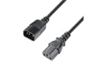 ah Cables 4 STAR PLK 0100 - Netzkabel - Adam Hall® IEC C13 x IEC C14 - 1 m