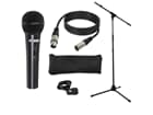 LD Systems MICSET1 - Mikrofon Set mit Mikrofon, Stativ, Kabel und Klemme