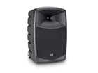 LD Systems ROADBUDDY 10 BASIC - Akkubetriebener Bluetooth-Lautsprecher mit Mixer