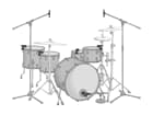 AKG Drum Set Session I - 4x P4 inkl. Halterung + 1x P2 + 2x P17 + Alukoffer