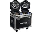 algam Lighting MW1915Z-FLIGHT-DUO - Bundle mit zwei 19 x 15 W RGBW LED Wash Moving Heads + Zoom in passendem Flightcase