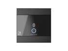 AUDAC WP220/B - Wandbedienfeld, Bluetooth-In, 80x80mm, universell mit sym. Line-Out,