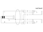 Cordial Y-Kabel 0,3m Klinke 6,3mm Stereo Stecker / 2x Klinke 6,3mm Mono Buchse