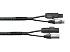 Cordial PEAK CPH 5 DMX 1 PWR 1-25 TRUE 1 - 5,0 m CDP 1-25, NEUTRIK XLR male 3-polig silber + Powercon® / NEUTRIK XLR female 3-polig silber + Powercon®