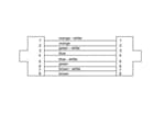 Cordial CSE 7,5 HH 7 - 7,5 m CCAT 7, RJ 45 / RJ 45 Normalbelegung