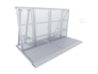 Litec CWB-EG Crowd Barrier Emergency Gate + CK Notausgangs / Eingangs-Modul, doppelte Flügeltür 115cm Breit