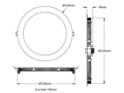 Deko-Light - Deckeneinbauleuchte - LED Panel 8, 7 W, 4000 K, Grau