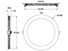 Deko-Light - Deckeneinbauleuchte - LED Panel 12, 9 W, 2700 K, Grau