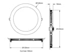 Deko-Light - Deckeneinbauleuchte - LED Panel 8, 8,5 W, 2700-6000 K, Weiß