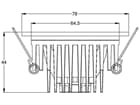 Deko-Light - Deckeneinbauleuchte - COB 68 IP65, 6,5 W, 2700 K, Weiß