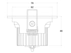 Deko-Light - Deckeneinbauleuchte - COB 68 CCT, 8 W, 2500-6500 K, Weiß