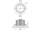 Deko-Light - Deckeneinbauleuchte - COB 95 CCT, 16 W, 2500-6500 K, Weiß