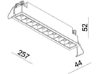 Deko-Light - Deckeneinbauleuchte - Ceti 10, 20 W, 3000 K, Weiß