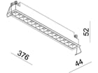 Deko-Light - Deckeneinbauleuchte - Ceti 15, 30 W, 3000 K, Weiß