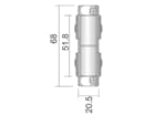 Deko-Light 3-Phasen Schienensystem - D Line elektrischer Verbinder