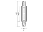 Deko-Light 3-Phasen Schienensystem - D Line elektr. Längsverbinder mit Einspeisem. li-re