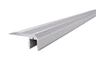 Reprofil Treppenstufen-Profil AL-02-10 für 10 - 11,3 mm LED Stripes, Silber-matt, eloxiert, 2000 mm