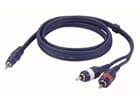 Stereo Mini Jack to 2 RCA Connector 3m