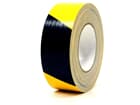 Gerband 254 schwarz-gelbes Klebeband, 50mm x 25m, Zellwollgewebe-Klebeband mit PE-Beschichtung, Warnband
