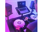 Gravity FDJT 01 - DJ-Desk with flexible Loudspeaker and Laptop Tray