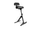 Gravity FM SEAT1 BR - Height adjustable stool with foot and backrest