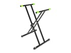 Gravity KSX 2 - Keyboardstativ X-Form doppelt schwarz