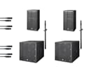HK Audio Linear 7 Demo Bundle, 2x Linear7 Sub 118 A + 2x Top Linear7 112 FA