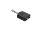 Adam Hall Connectors 4 STAR AY JF3 JM3 - Y-adapter 2 x 6.3 mm jack TRS female to 6.3 mm jack TRS male