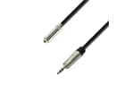 Adam Hall Cables K4 BYVW 0600 - Kopfhörerverlängerung 3,5 mm Klinkenbuchse Stereo auf 3,5 mm Klinke