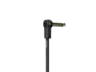 Adam Hall Cables K4 IRR 0010 FLM - Flaches Audiokabel, 6,3 mm Mono-Goldstecker, 0,1 m