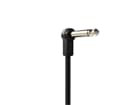 Adam Hall Cables K4 IRR 0120 FLM - Flaches Audiokabel, 6,3 mm Mono-Goldstecker, 1,2 m