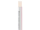 Adam Hall Cables KLS 207 FLW - Flexibles, feinlitziges Lautsprecherkabel 2 x 0,75 mm² weiß - Laufmeterpreis
