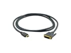 Kramer C-HM/DM-0.5, HDMI zu DVI Anschlusskabel Stecker / Stecker - 0,15 meter