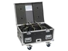 LITECRAFT Quad Flightcase - für 4x BX.12, Ladefunktion, schwarz (kompatibel mit Anschlagmittel)