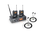 LD Systems MEI 1000 G2 - In-Ear Monitoring System drahtlos 2x Belt Pack + 2x In-Ear-Kopfhörer