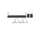 LD Systems U308 BPH 2 - Dual - Wireless Microphone System with 2 x Bodypack and 2 x Headset - 863 - 865 MHz + 823 - 832 MHz
