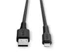 LINDY 31290 0.5m robustes USB Typ A an Lightning Ladekabel - USB Typ A Stecker an Lig