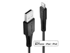 LINDY 31292 2m robustes USB Typ A an Lightning Kabel - USB Typ A Stecker an Lightning