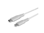LINDY 31316 1m USB Typ C an Lightning Kabel, weiß - USB Typ C Stecker an Lightning St