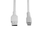 LINDY 31326 1m USB Typ A an Lightning Kabel, weiß - USB Typ A Stecker an Lightning-St