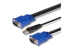 LINDY 32186 - Kombiniertes KVM- und USB-Kabel 2m - Combo Kabel für KVM-Switches 39526 & 39527