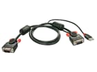 LINDY 33772 - KVM Systemkabel VGA & USB für KVM Switches der Combo Serie, 3m