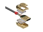 LINDY 36290 0.5m DisplayPort 1.4 Kabel, Gold Line - DP Stecker an Stecker