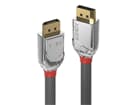 LINDY 36300 0.5m DisplayPort 1.4 Kabel, Cromo Line - DP Stecker an Stecker